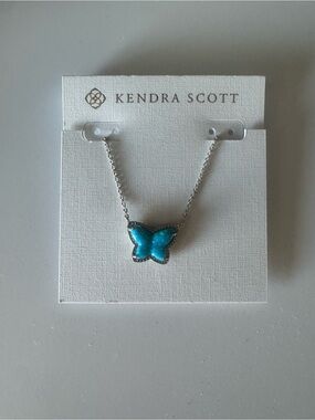 Kendra Scott Turquoise Blue Butterfly Necklace